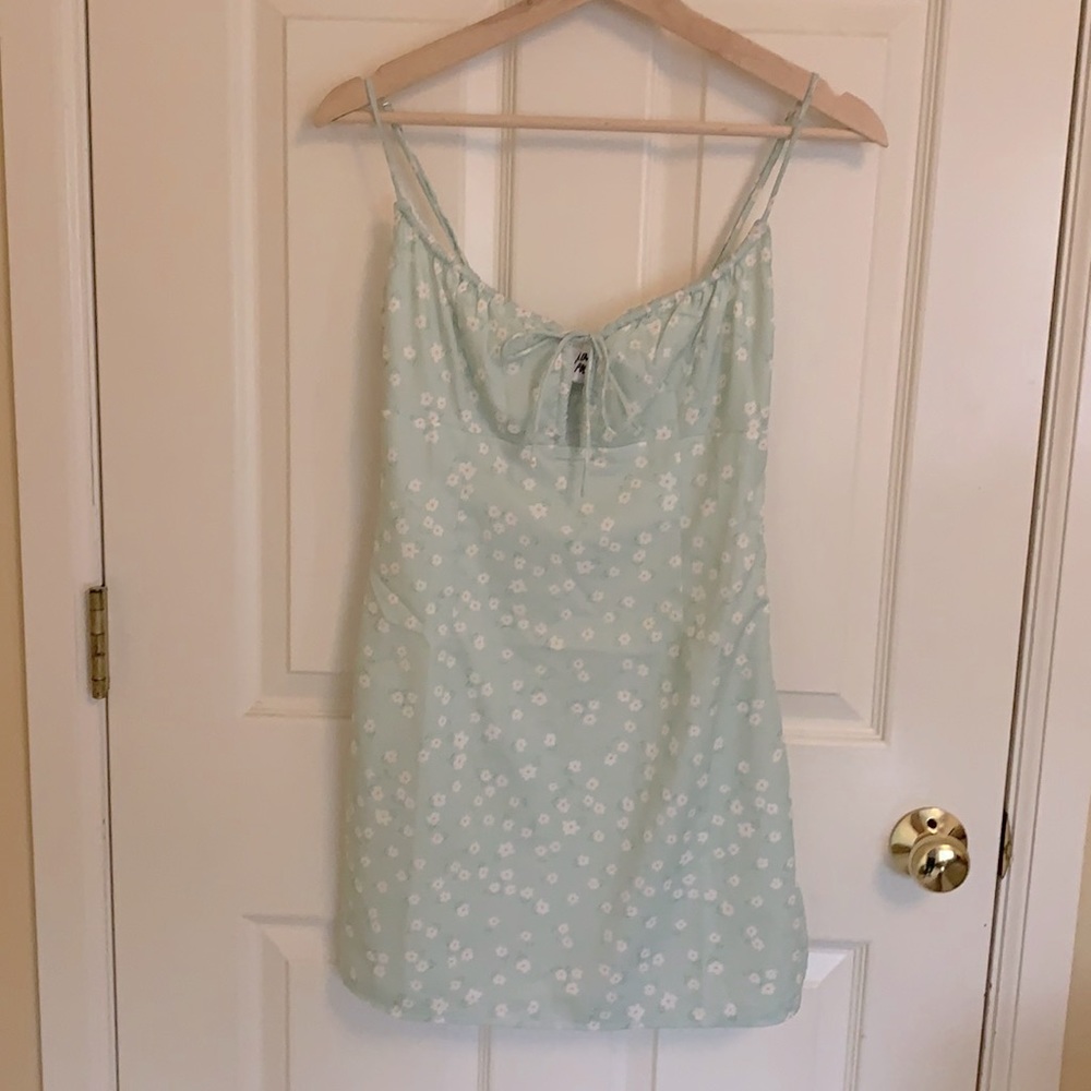 Princess Polly Green Mini Dress